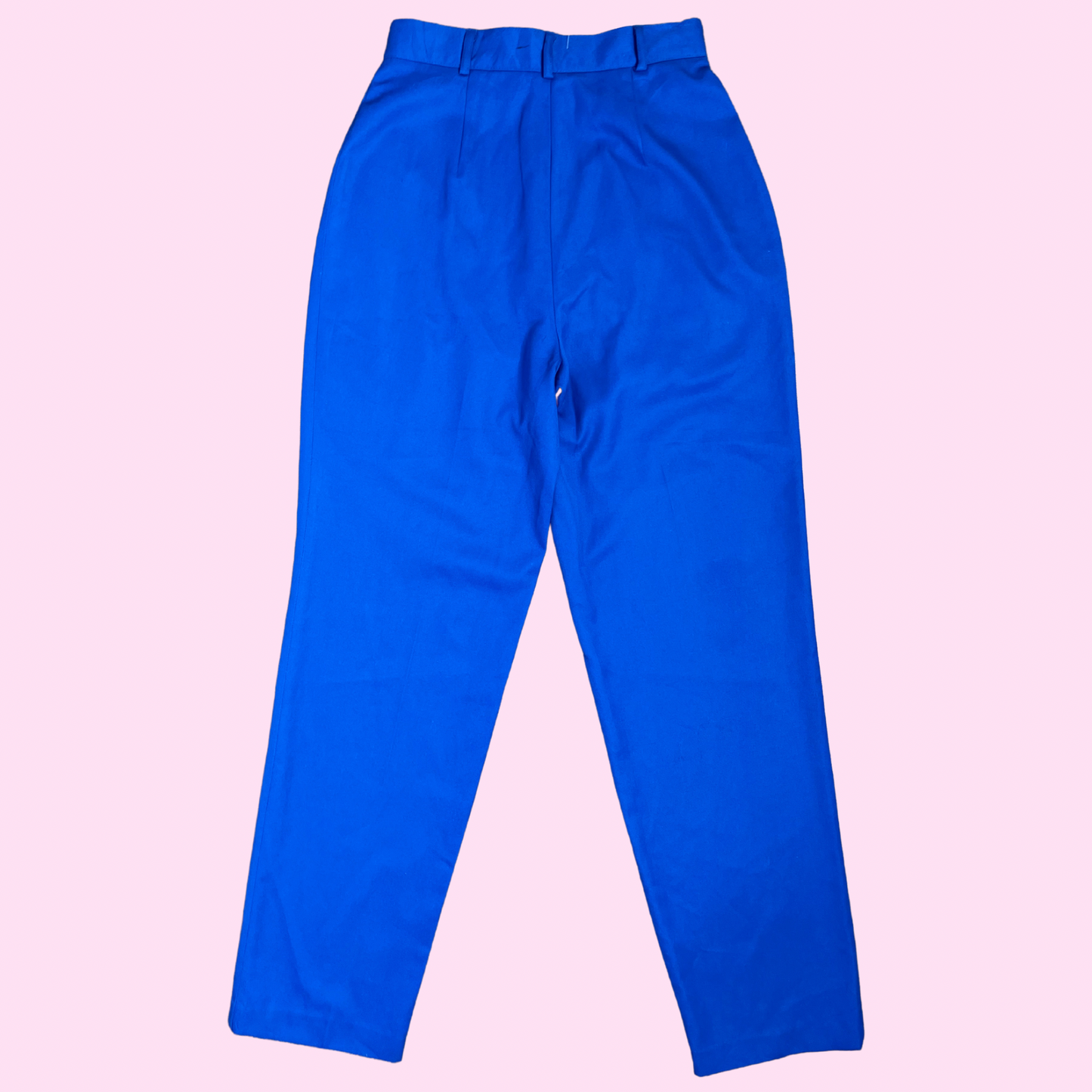 1980s Royal Blue trousers, by JC Penny, size 8