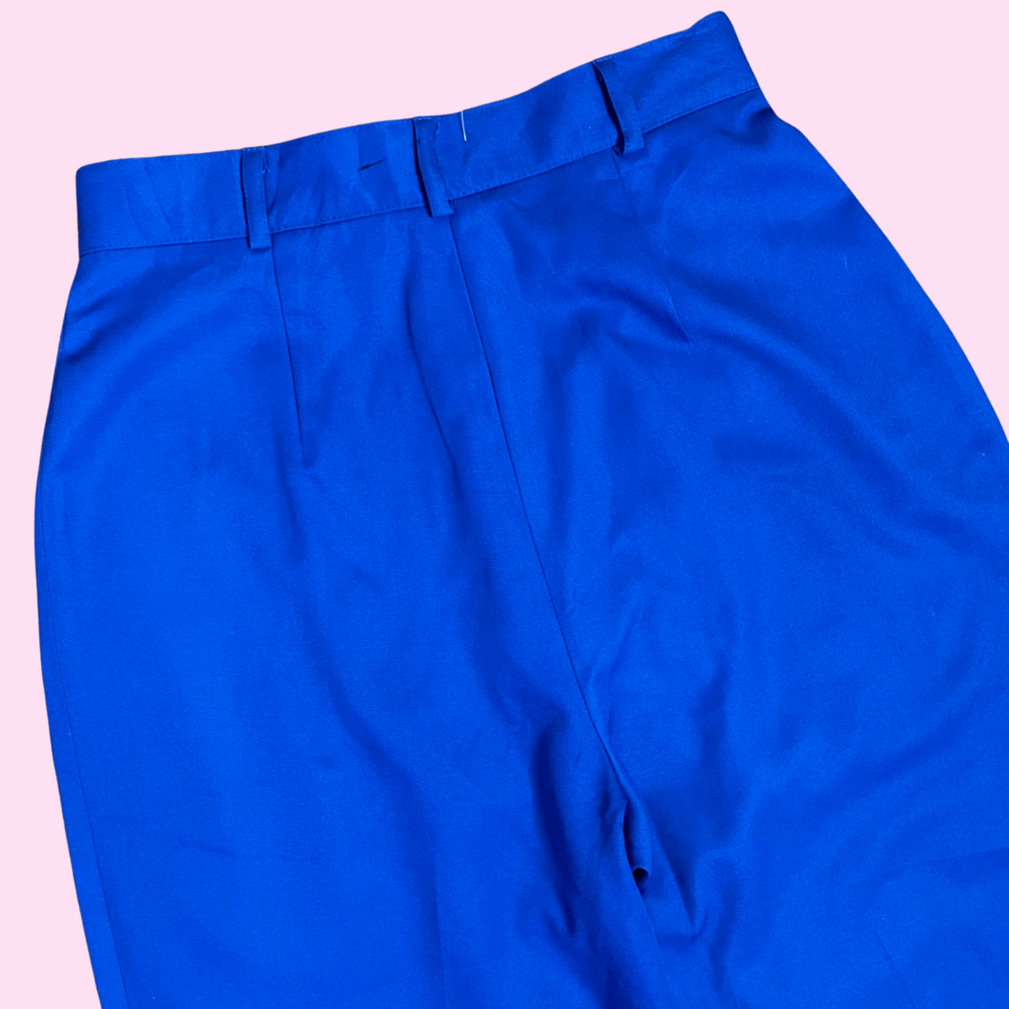 1980s Royal Blue trousers, by JC Penny, size 8