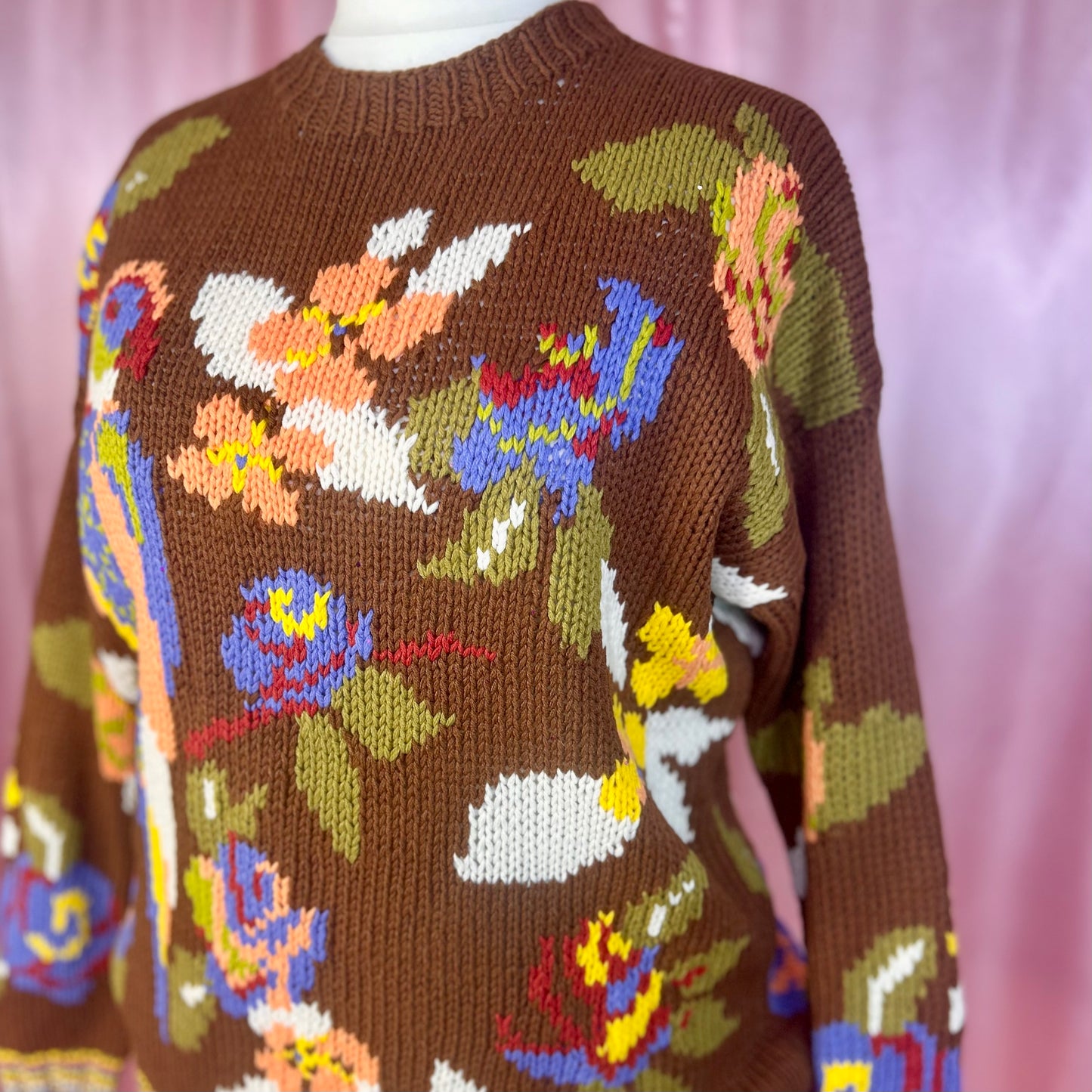 1980s Novelty Parot jumper, by Jump, size 16