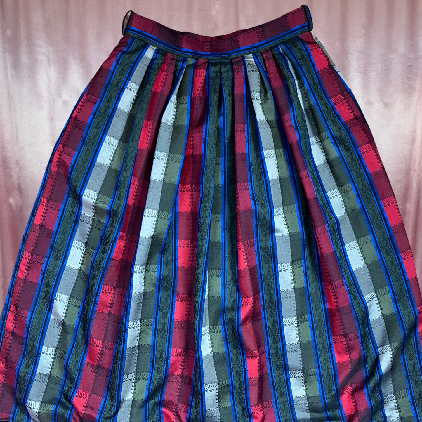 1980s Silk midaxi skirt, by Kitz-Pichlar, size 10/12