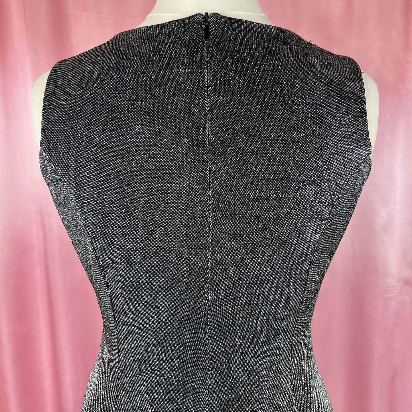 1990s Black sparkly dress, by Berketex, size 14
