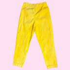 1980s Yellow cord trousers, by Katies, size 4/6