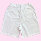 1990s White denim shorts, by Dash, size 12