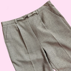1990s Grey high rise trousers, by Bon Marche, size 16