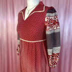 1970s Cotton maxi dress, by Jake, size 8