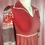 1970s Cotton maxi dress, by Jake, size 8