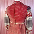 1970s Cotton maxi dress, by Jake, size 8