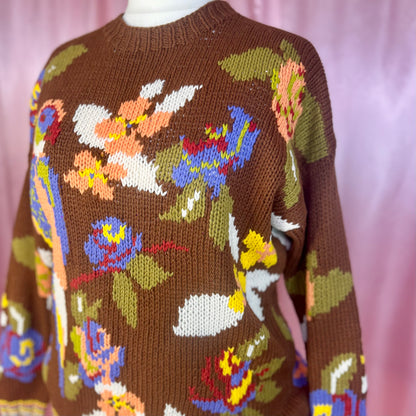 1980s Novelty Parot jumper, by Jump, size 16