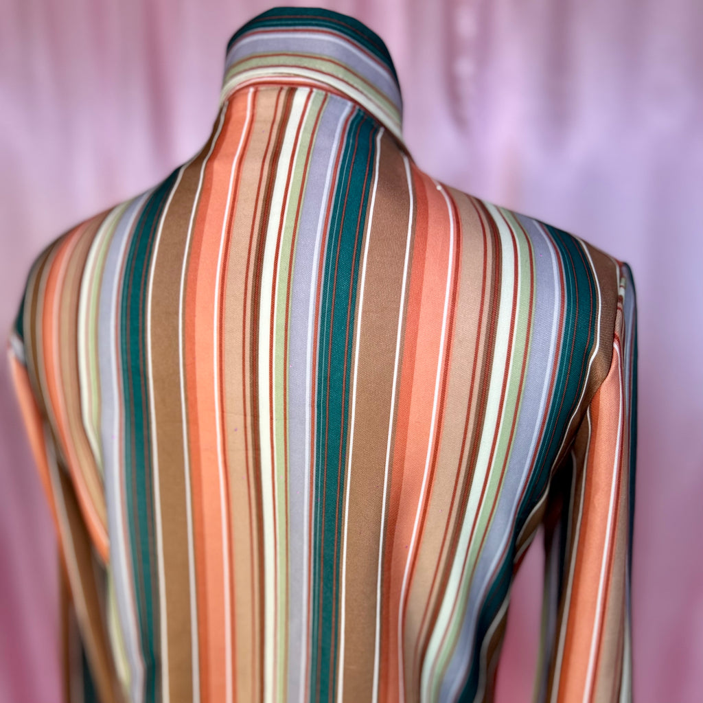 1970s Striped blouse, by Queen Casuals, size 8