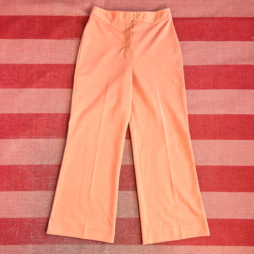 1970s Coral flared trousers, by Jane Colby, size 12
