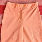 1970s Coral flared trousers, by Jane Colby, size 12