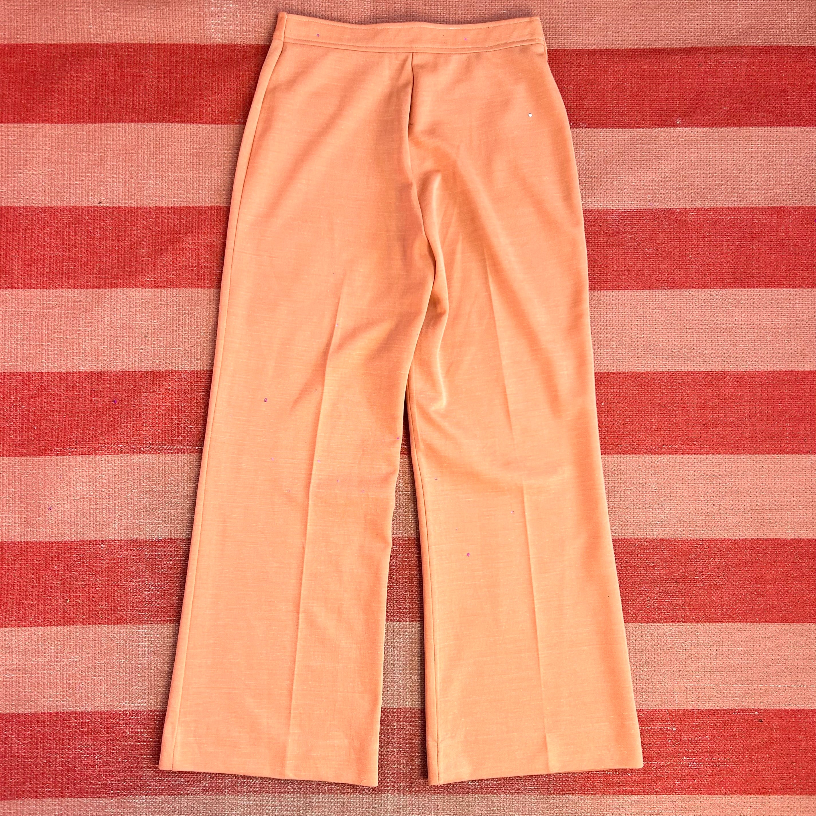 1970s Coral flared trousers, by Jane Colby, size 12