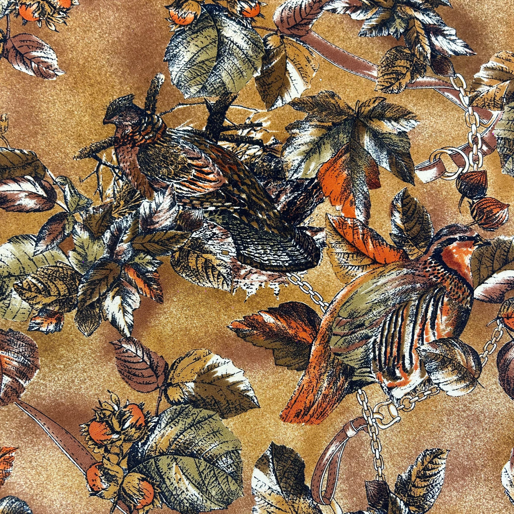 1980s Bird print scarf, Debenhams, Large