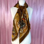 1980s Bird print scarf, Debenhams, Large