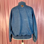 1980s Embellished denim jacket, by Pado, size 20/22