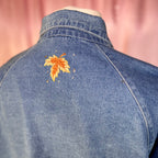 1980s Embellished denim jacket, by Pado, size 20/22