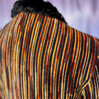 1990s Striped velvet jacket, by Karida, size 10/12