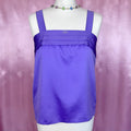 1980s Purple vest top, by Miss Astor, size 8/10