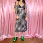 1970 sparkly spotty dress, by Devonshire Lady, size 8