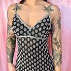 1970 sparkly spotty dress, by Devonshire Lady, size 8