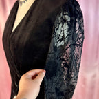 1980s Cotton velvet jacket, Unbranded, size 12