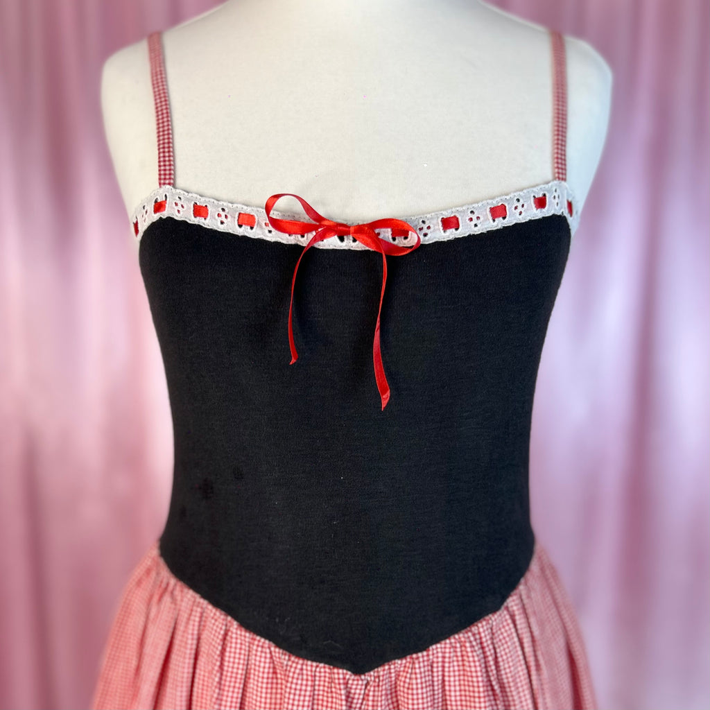 1970s Gingham sun dress, by Radley, size 8