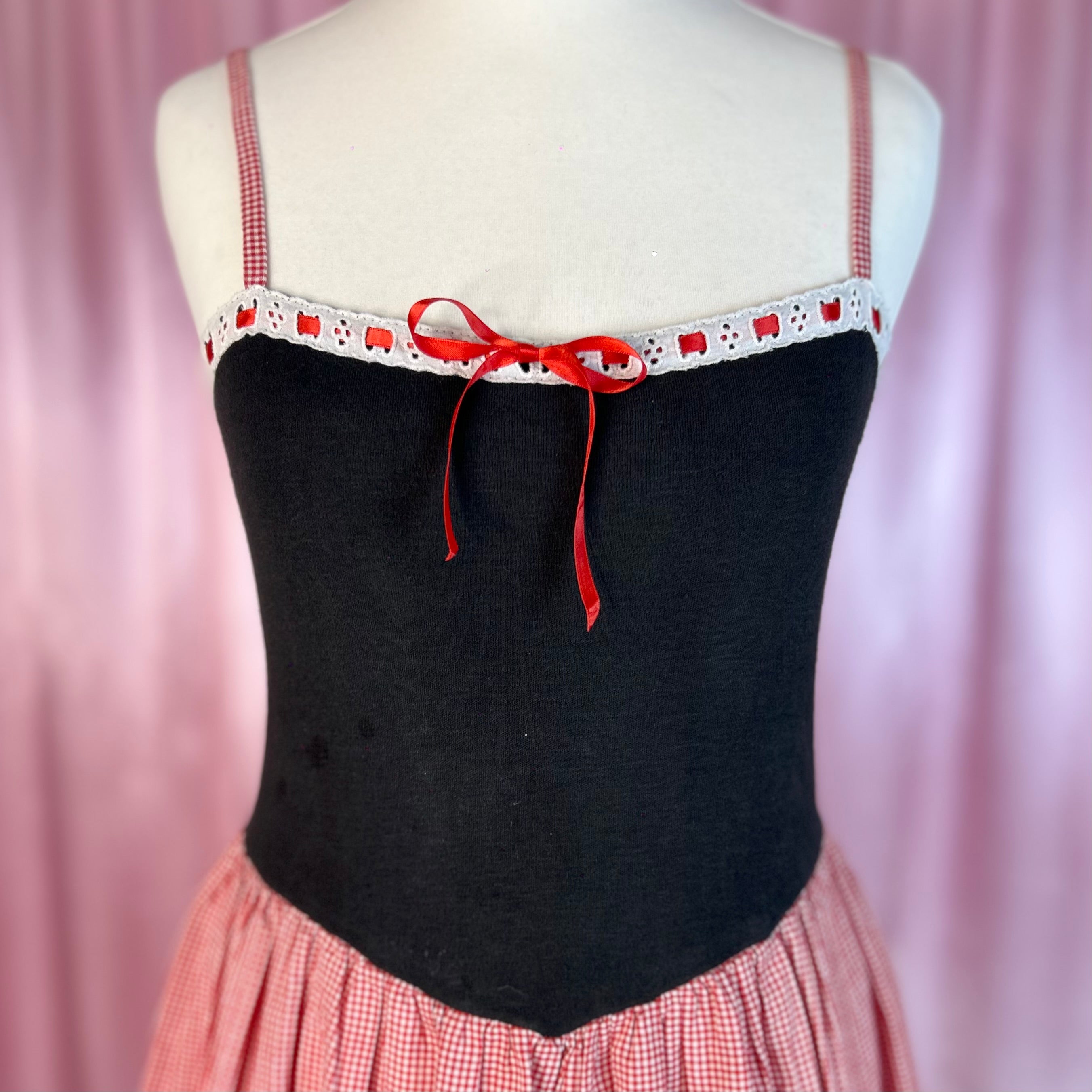 1970s Gingham sun dress, by Radley, size 8