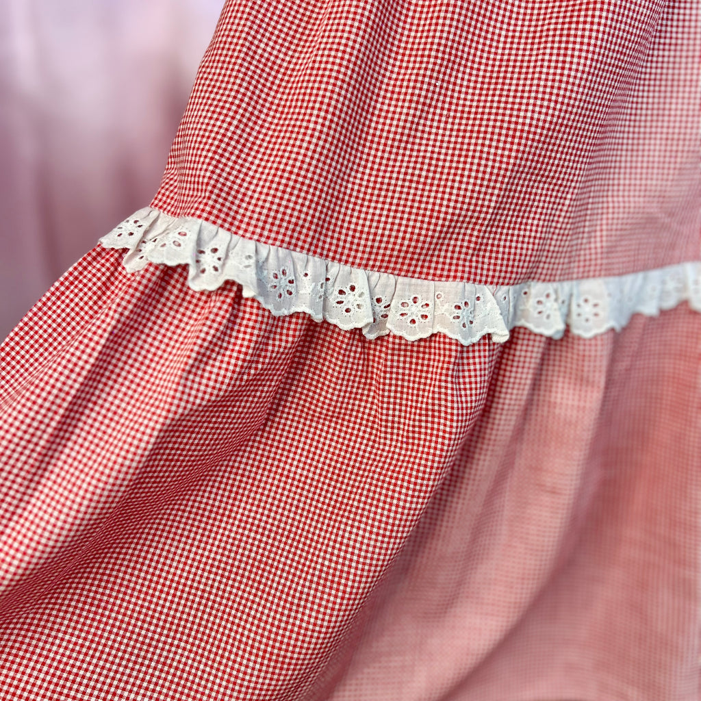 1970s Gingham sun dress, by Radley, size 8