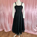 1980s does 50s lace prom dress, by C&A, size 8