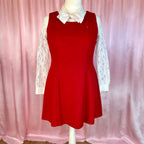 1990s Shimmery mini Dress, Etam, Size 18