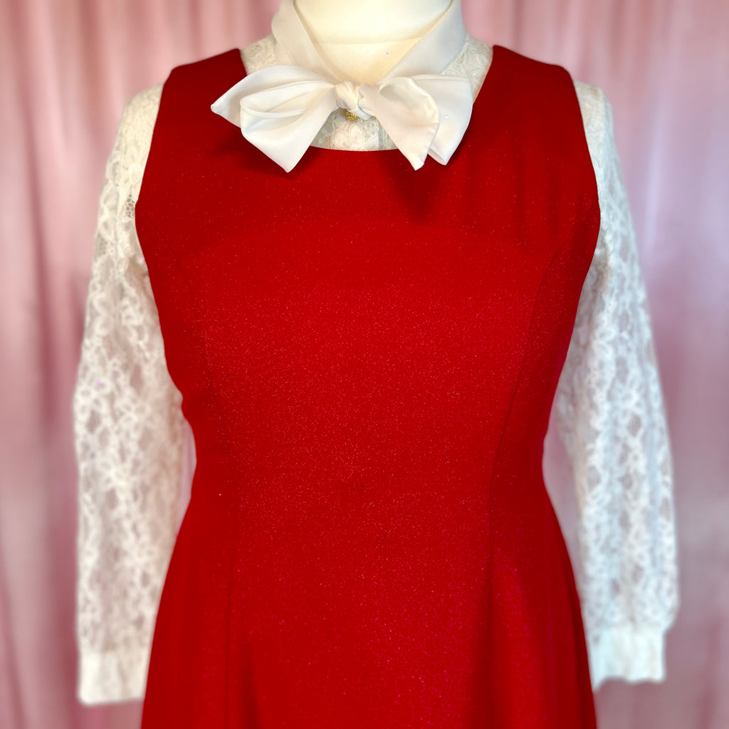 1990s Shimmery mini Dress, Etam, Size 18