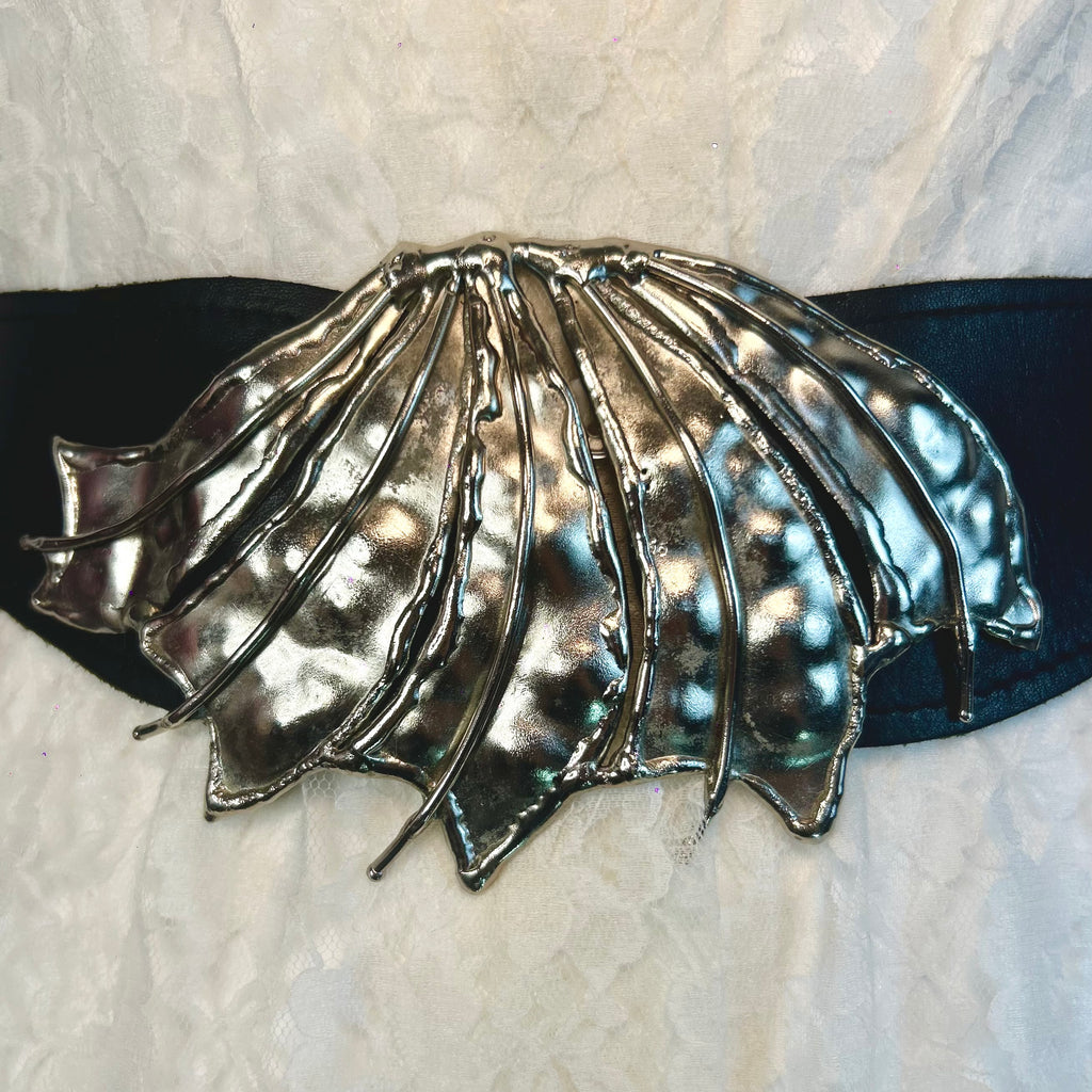 1980s Reversible leather/suede belt, size 8-12
