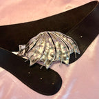1980s Reversible leather/suede belt, size 8-12