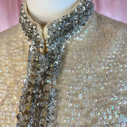 1960s Sequin gilet, by Duke Sportswear, size 10