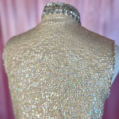 1960s Sequin gilet, by Duke Sportswear, size 10