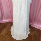 1970s Velvet wedding dress, Handmade, size 14