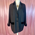 1990s Black jacket, by Hamells, size 20/22