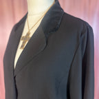 1990s Black jacket, by Hamells, size 20/22