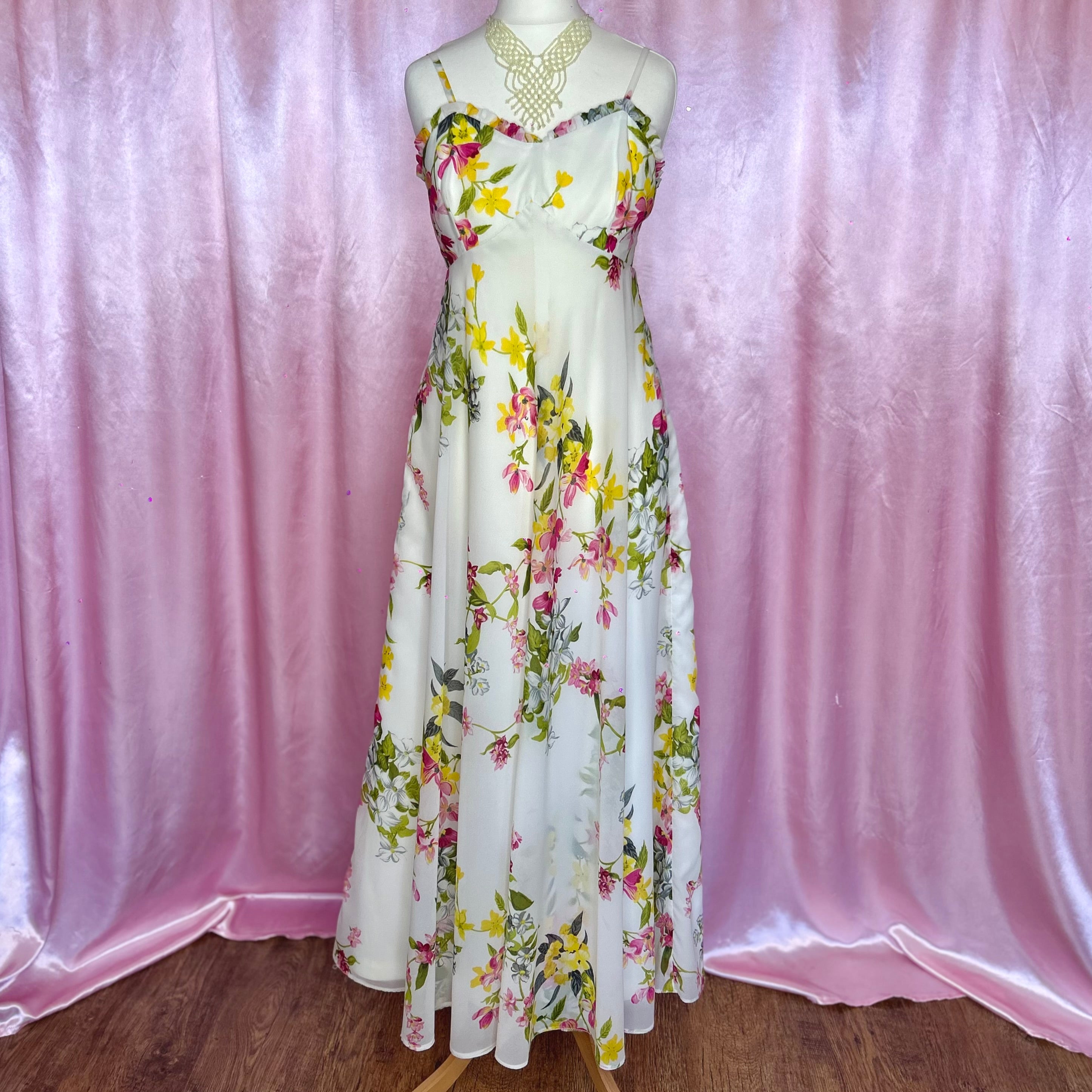 Vintage Regencycore Party high quality Dress