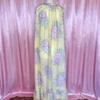 1960s Yellow floral nightgown, by St Michael, size 16