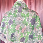 1980s Pastel floral scarf, by Eastex