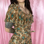 1970s Floral lace dress, Kati by Laura Phillips, size 8