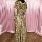 1970s Floral lace dress, Kati by Laura Phillips, size 8