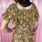 1970s Floral lace dress, Kati by Laura Phillips, size 8