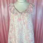 1960s Pink floral nightgown, by St Michael, size 12