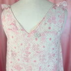 1960s Pink floral nightgown, by St Michael, size 12