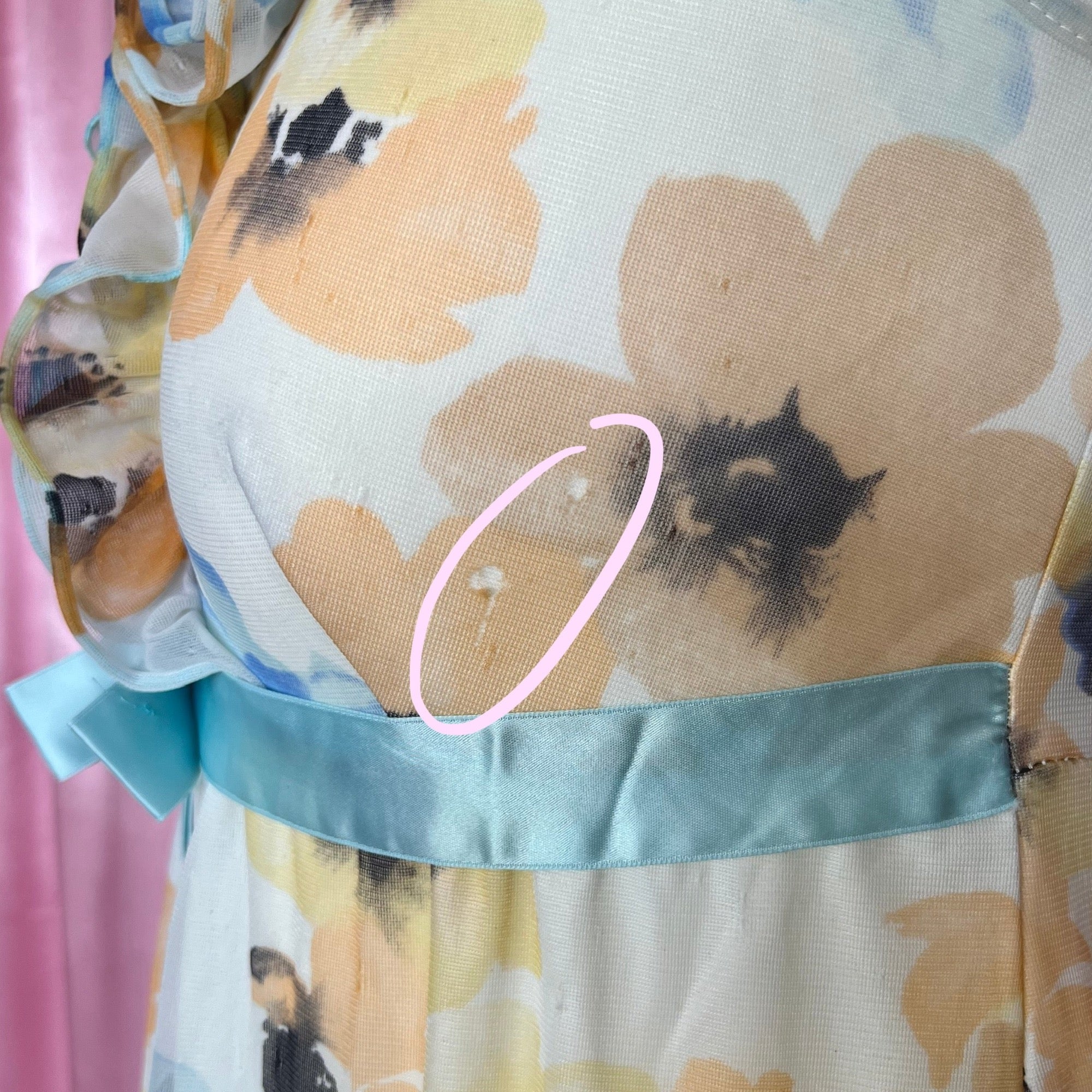 1960s Floral nightgown, by St Michael, size 6/8