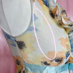 1960s Floral nightgown, by St Michael, size 6/8