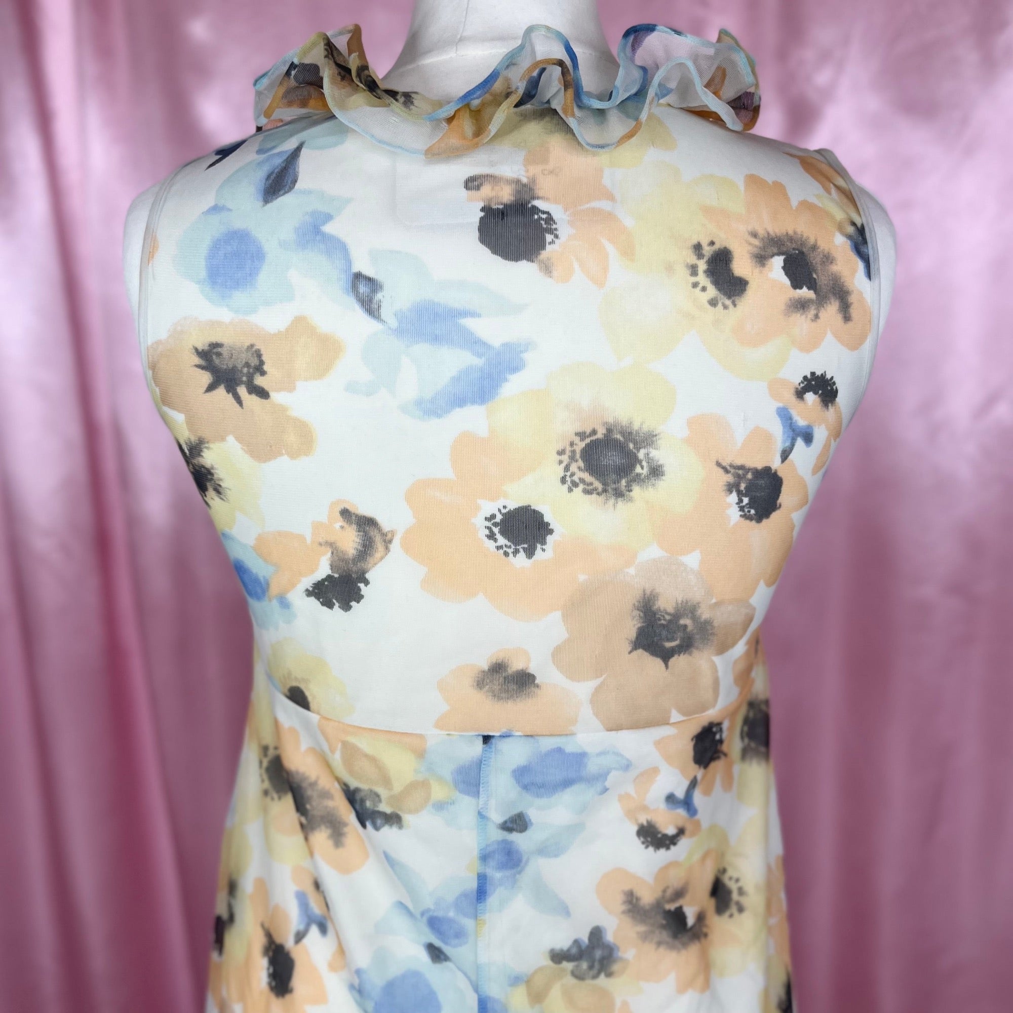 1960s Floral nightgown, by St Michael, size 6/8