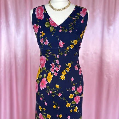 1970s Floral maxi dress, Unbranded, size 10